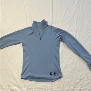 Carhartt Blue Quarter-Zip Pullover